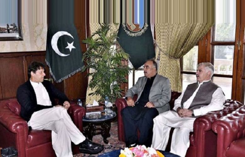 KP&#039;s Governor and CM  called on Prime Minister Imran